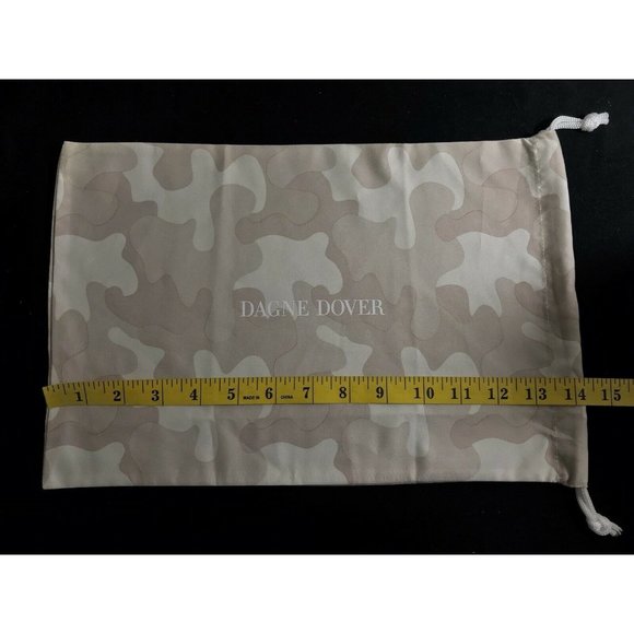 Dagne Dover DustBag Storage Pouch Green Gray 14" x 9.5" - Picture 2 of 5